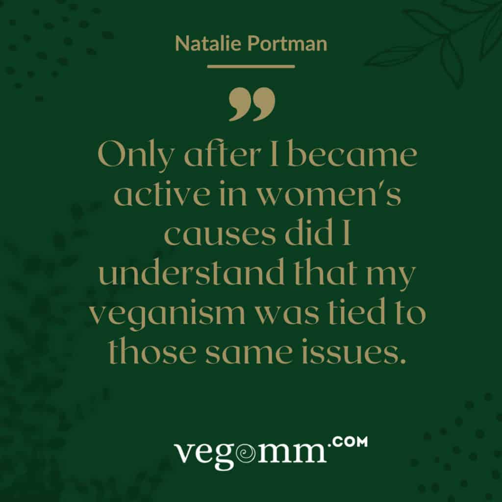 vegan quote - Natalie Portman