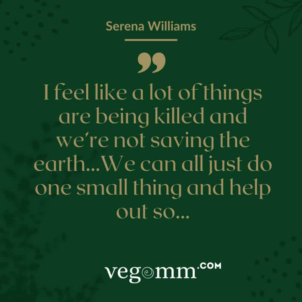 vegan quotes - Serena Williams